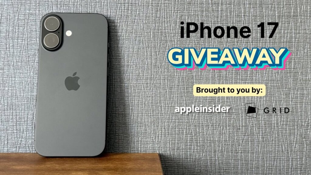 AppleInsider Giveaway: Enter to win an iPhone 17 from Grid Studio AppleInsider Giveaway: Enter to win an iPhone 17 from Grid Studio