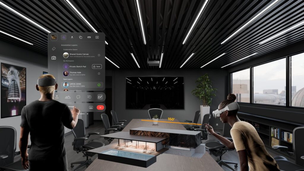 Spatial connects Apple Vision Pro & iPhone for shared 3D design Spatial connects Apple Vision Pro & iPhone for shared 3D design