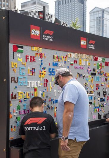 Lego Drives Formula 1 Hype Among Kids and Families with a Multicity ‘Off Track’ Activation