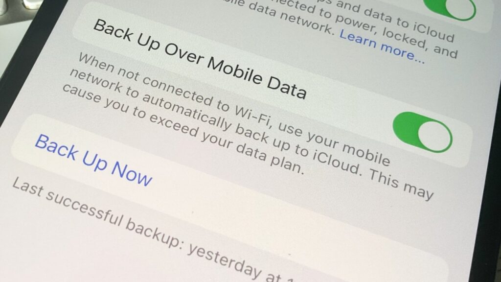How to backup your iPhone or iPad