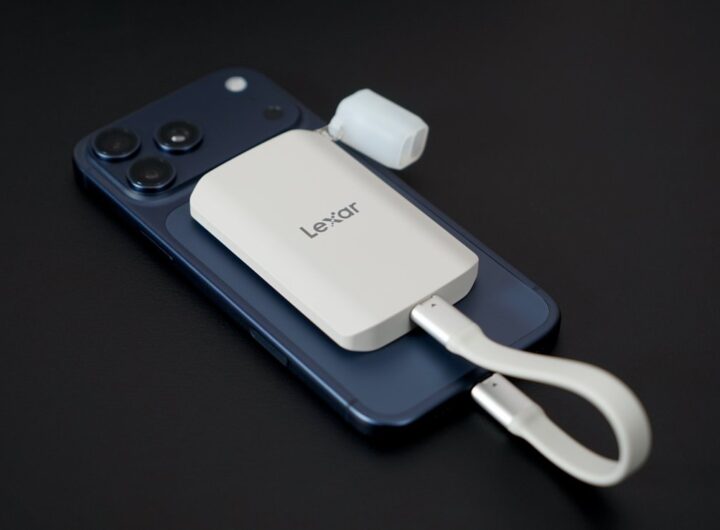 Manage files and record 4K ProRes RAW video on iPhone with new Lexar ES5 MagSafe-compatible SSD