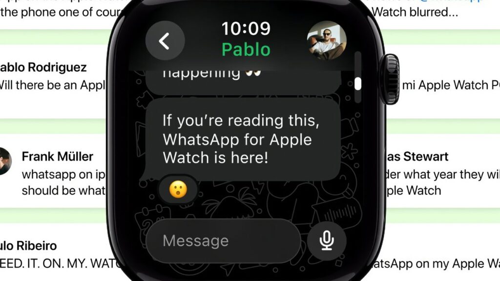 After a decade, Apple Watch finally gets a WhatsApp client