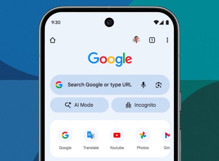 AI Mode button in iPad & iPhone Chrome speeds searches