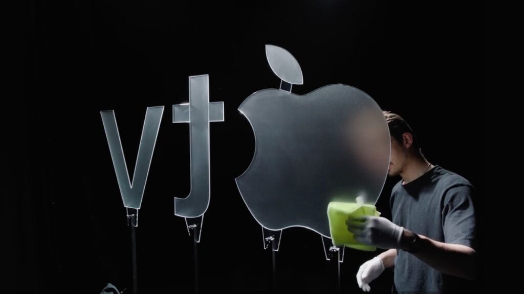 Forget Liquid Glass, Apple TV’s new logo was shot with actual glass