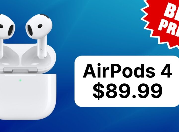 Apple AirPods 4 plunge to  best price during early Black Friday sale