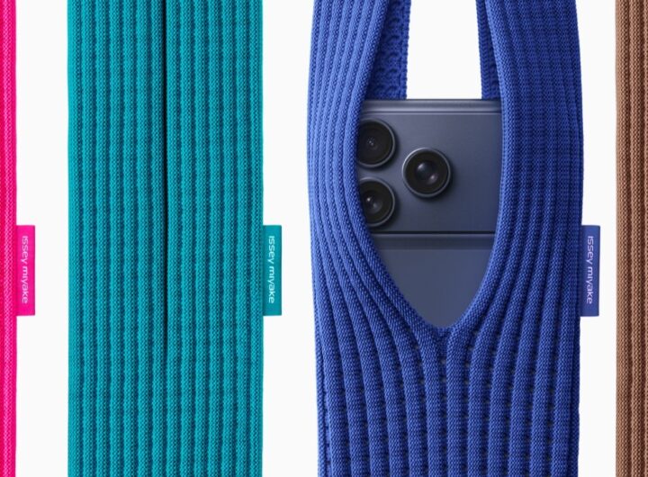 Limited edition knitted iPhone Pocket launched by Apple and Japanese fashion house