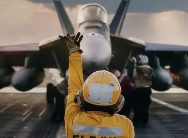 Launch in an F-18 from the USS Nimitz in the new Apple Vision Pro immersive experience