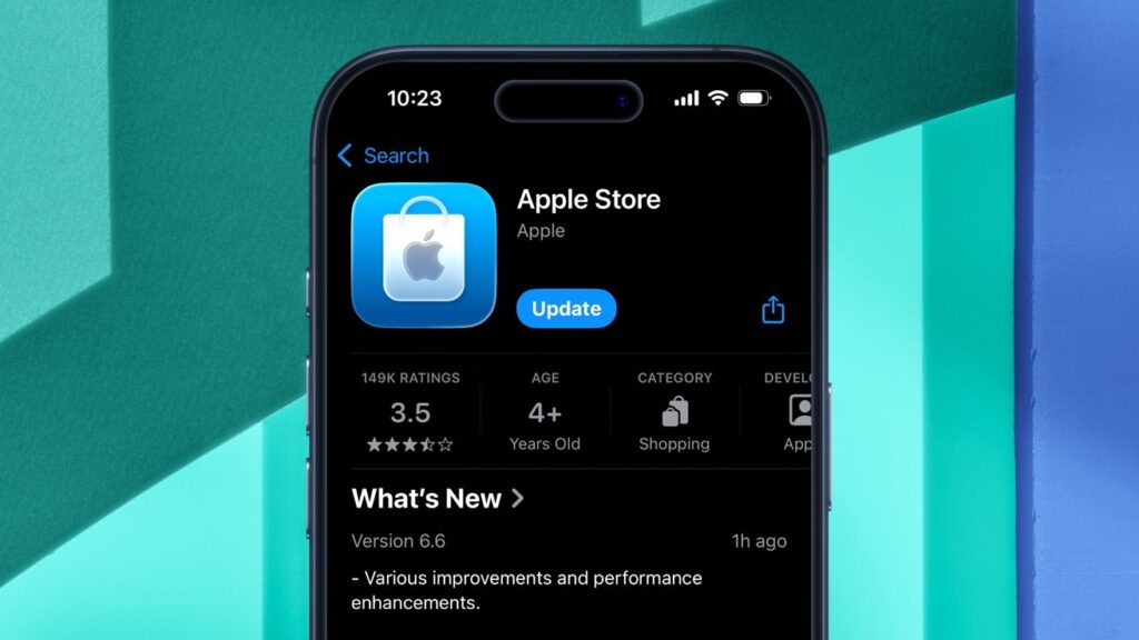 Apple Store app gets Liquid Glass overhaul and a new icon