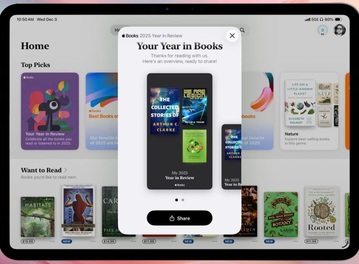 How to see all the books you read in 2025 with Apple Books