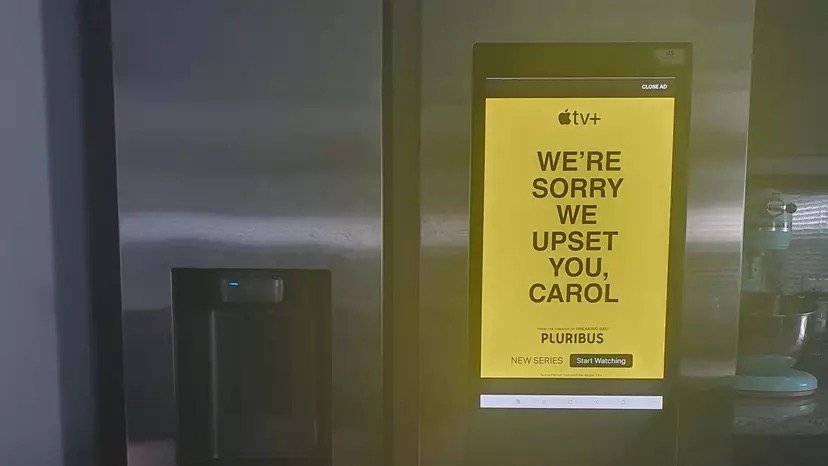 Viral account of ‘Pluribus’ fridge ad causing mental health hospitalization was a lie