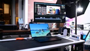 Andrew O’Hara’s 2025 desk setup: A full studio with ample storage and power
