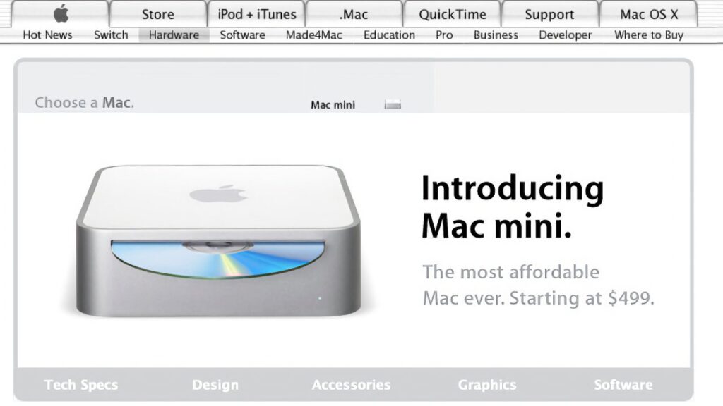Mac mini, the little Mac that could, is 21 years old