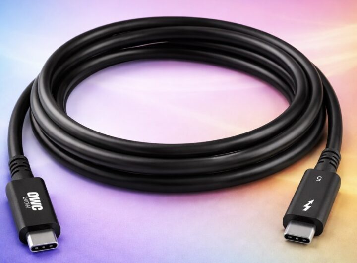 OWC’s 2-meter Thunderbolt 5 cable delivers full-speed performance at longer distances