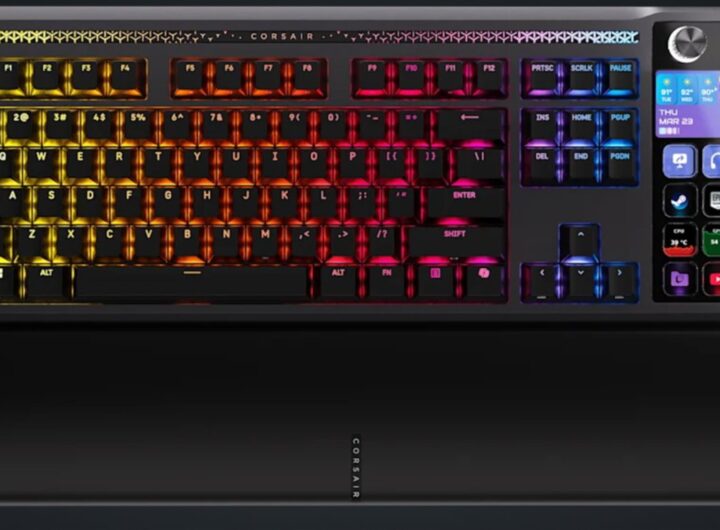 Corsair’s Galleon 100 SD combines a mechanical keyboard with a Stream Deck