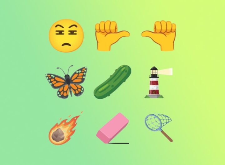 Pickle, lighthouse, and meteor among 19 new emoji previewed for 2026