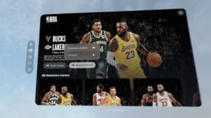 First Apple Immersive NBA Lakers game available for free viewing on Apple Vision Pro