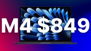 M4 MacBook Air falls to 9 during Amazon’s month-end sale