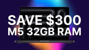 Apple’s loaded M5 MacBook Pro with 32GB RAM, 1TB SSD plunges to ,899