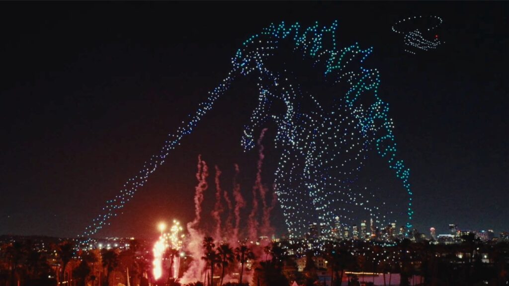 Apple TV’s Kaiju-sized ‘Monarch’ drone show sets a new world record