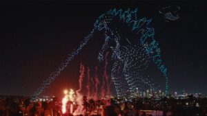 Apple TV’s Kaiju-sized ‘Monarch’ drone show sets a new world record