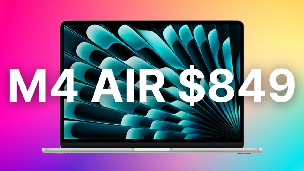 Apple’s M4 MacBook Air dips to 9 during Amazon’s month-end sale