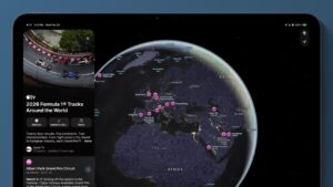 Experience F1 tracks with 3D art in Apple Maps ahead of each race