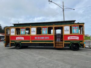 Our Ride Through San Francisco on the Fashion-driven Smirnoff Trolley at Super Bowl LX
