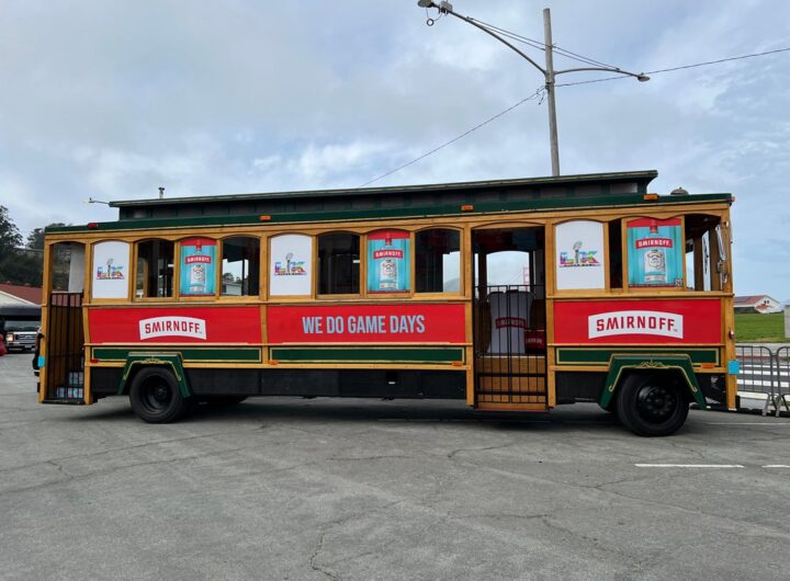 Our Ride Through San Francisco on the Fashion-driven Smirnoff Trolley at Super Bowl LX