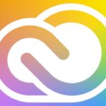 Adobe Creative Cloud logo on a gradient background