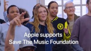 Apple scales up its partnership with Save the Music