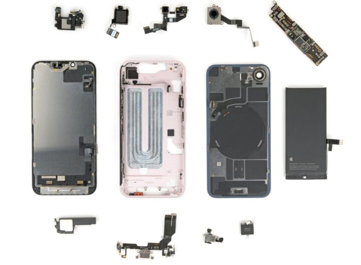 iPhone 17e teardown shows you can switch most parts with an iPhone 16e