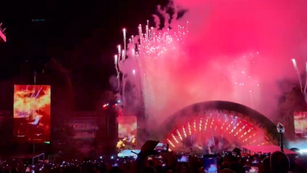 Paul McCartney headlines as Apple celebrates 50 years with an Apple Park fireworks display