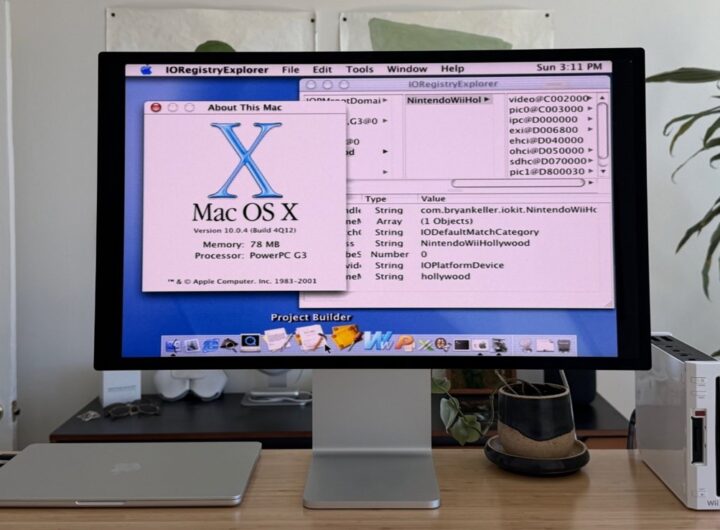 Nintendo Wii can run Mac OS X like it’s 2001 all over again